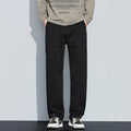 Black Straight-Leg Jeans – Minimal Everyday Street Style