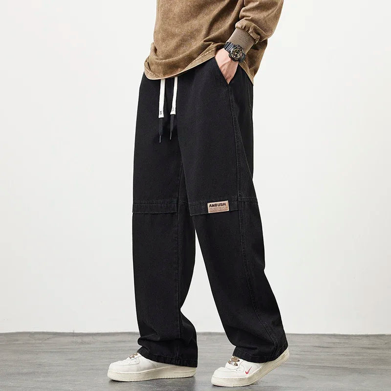 Deep Indigo Bootcut Jeans - detail