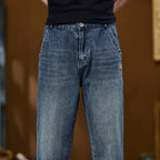 Light Wash Wide-Leg Jeans - detail